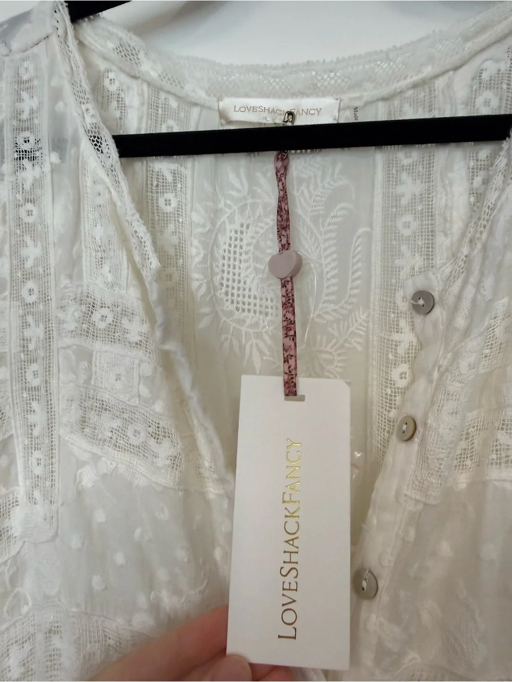 NWT NEW Loveshackfancy Minka Heritage Maxi Dress Size 2 - Picture 9 of 13
